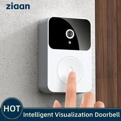 Smart wireless doorbell Camera WiFi Video ring doorbell Night Vision Voice change Rechargeable built-in battery wifi doorbell