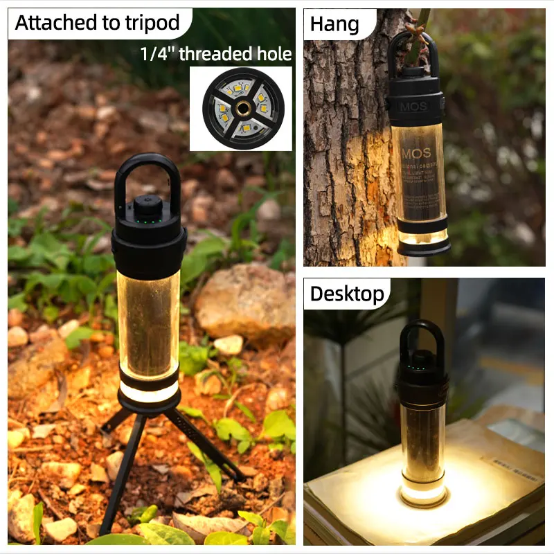 MOSLIGHTING 4500mAh LED Camping Light USB Rechargeable 4 Light Mode Flashlight Tent Portable Lantern Emergency Lamp Camp supplie