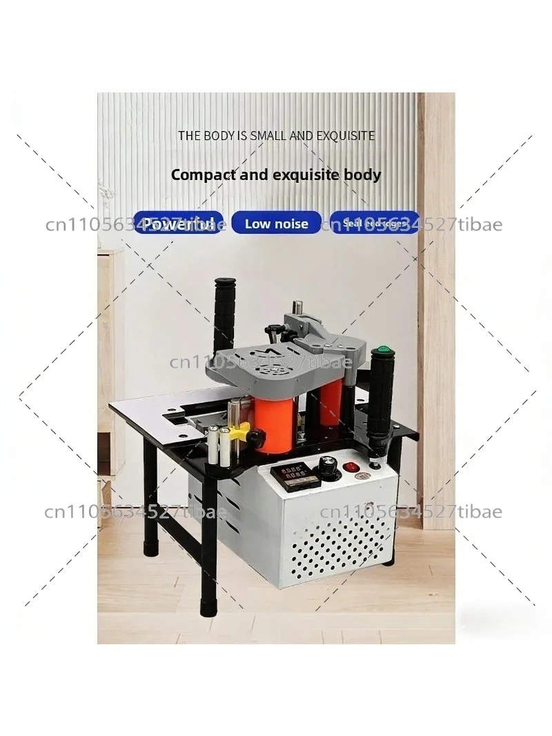 Small Manual Edge Banding Machine Double Side Gluing Portable Edge Bander Woodworking Edge Banding Machine Factory