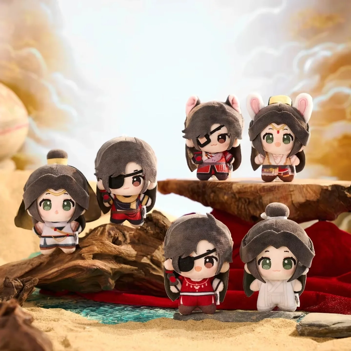 Tian Guan Ci Fu Ming Yue Lou Lan Series Plush Doll Pendant Soft Stuffed Toy Xie Lian Hua Cheng Genuine Collectible for Fans