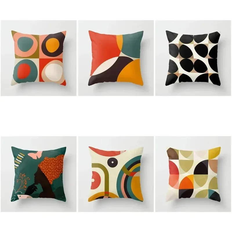 Nordic Moran Living Room Abstract Home Decor Pillow Cover