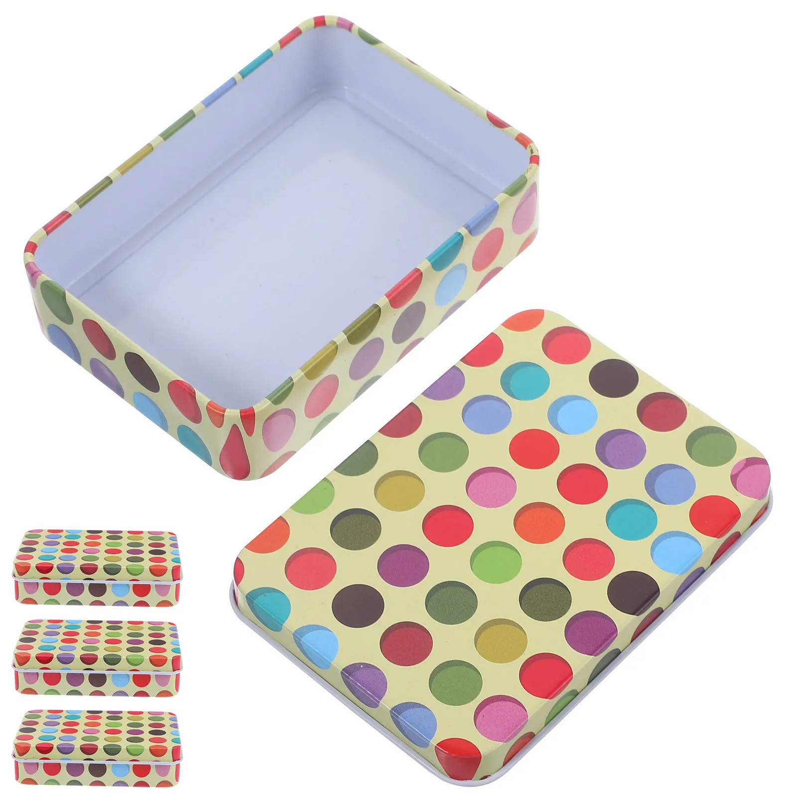 

4 шт., коробка для игровых карт, жестяной чехол для хранения, сверхпрочный металлический контейнер для организации коллекции игральных карт и защиты