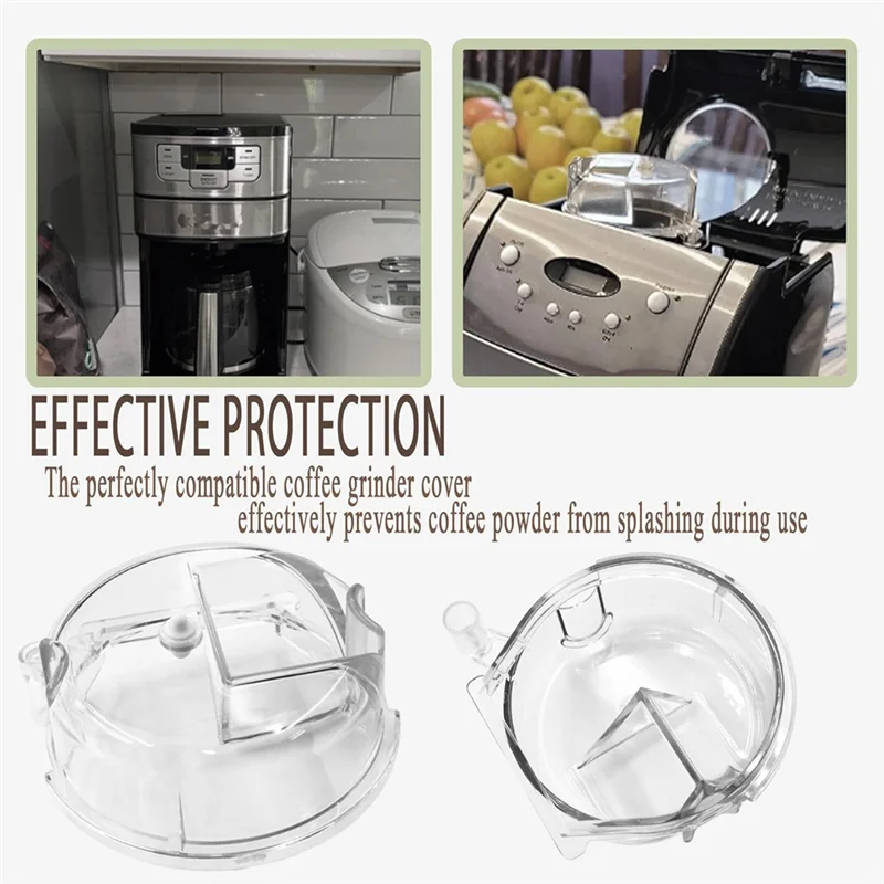 Substituição da tampa do conjunto do moedor AT28-DGB-500GLID para Cuisinart DGB-600, DGB-625, DGB-650, DGB-500 Moedor de café