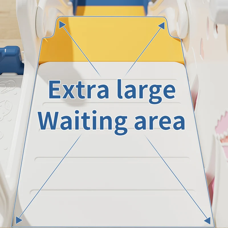 High Quality Combination Colorful infant Playground Kids Home Play indoor Plastic Slide and Swing