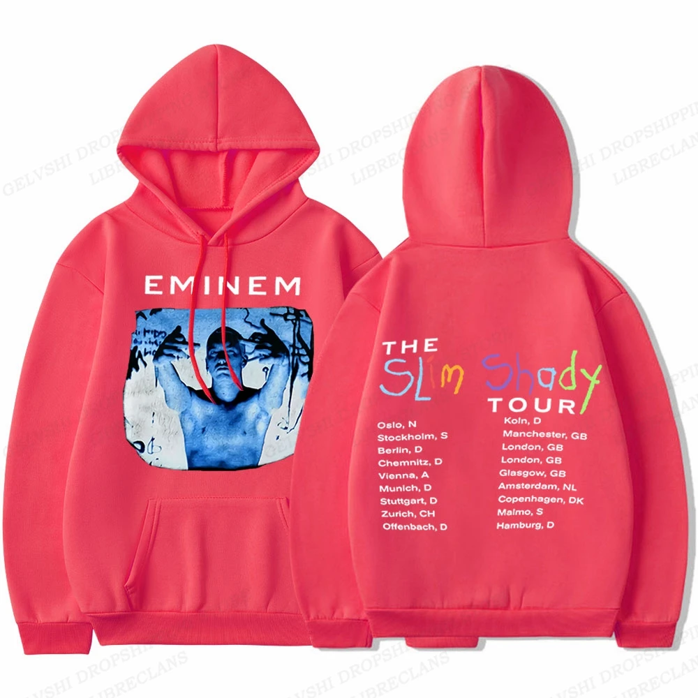 Hip Hop Eminem Hoodie Men Women Fashion Hoodies Kids Hoodies Women Sweatshirts Boy Coats Slim Shady Sweats Rapper Clothes Punk