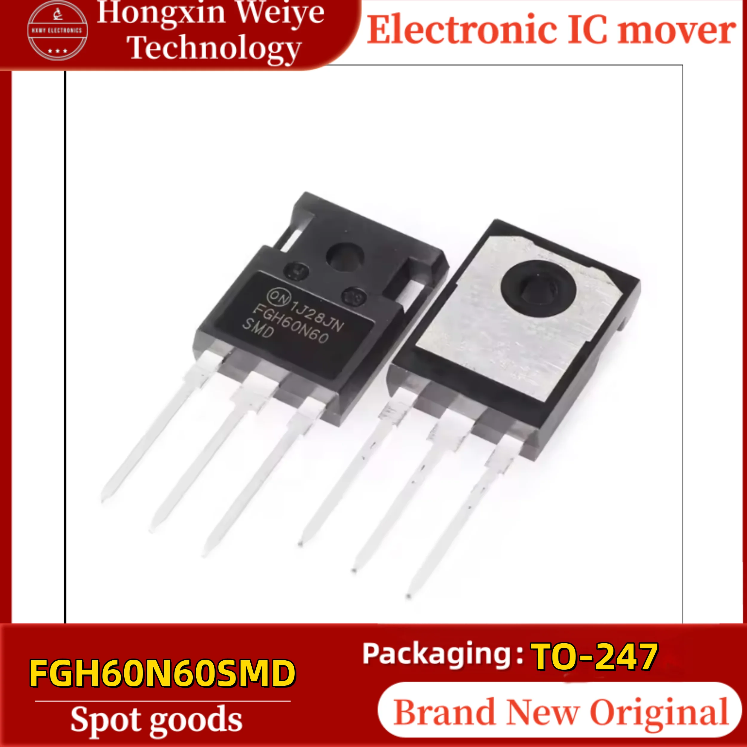 

5/50 PCS FGH60N60SMD TO-247 Inverter Welding Machine IGBT Single Transistor 60A 600V Brand New In Stock