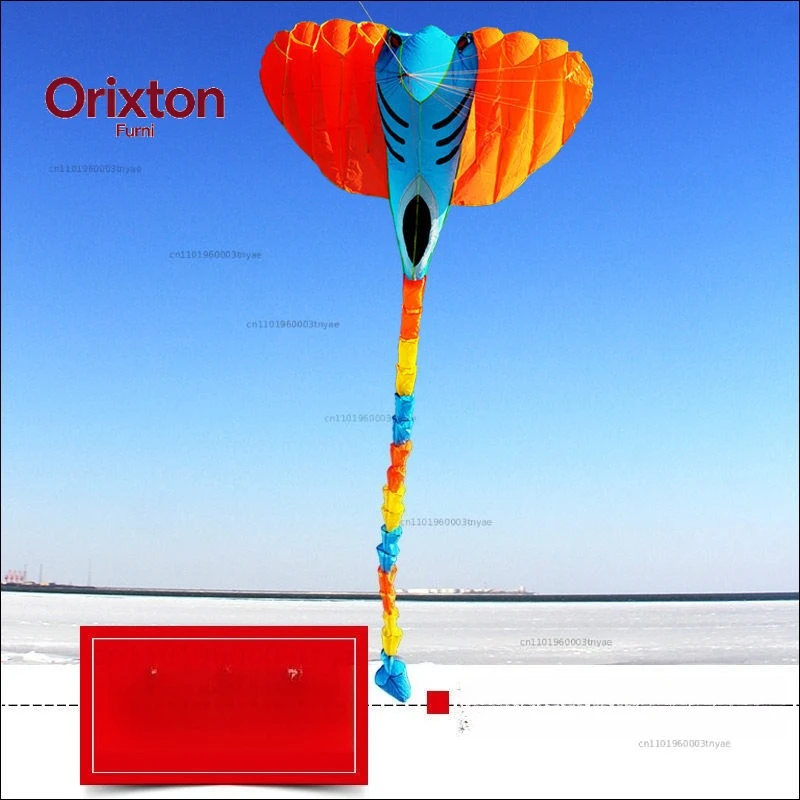 New Weifang Guochao Chinese Style Classic Devil Fish Ray Soft Anti-Gale Large Adult Long Tail Kite