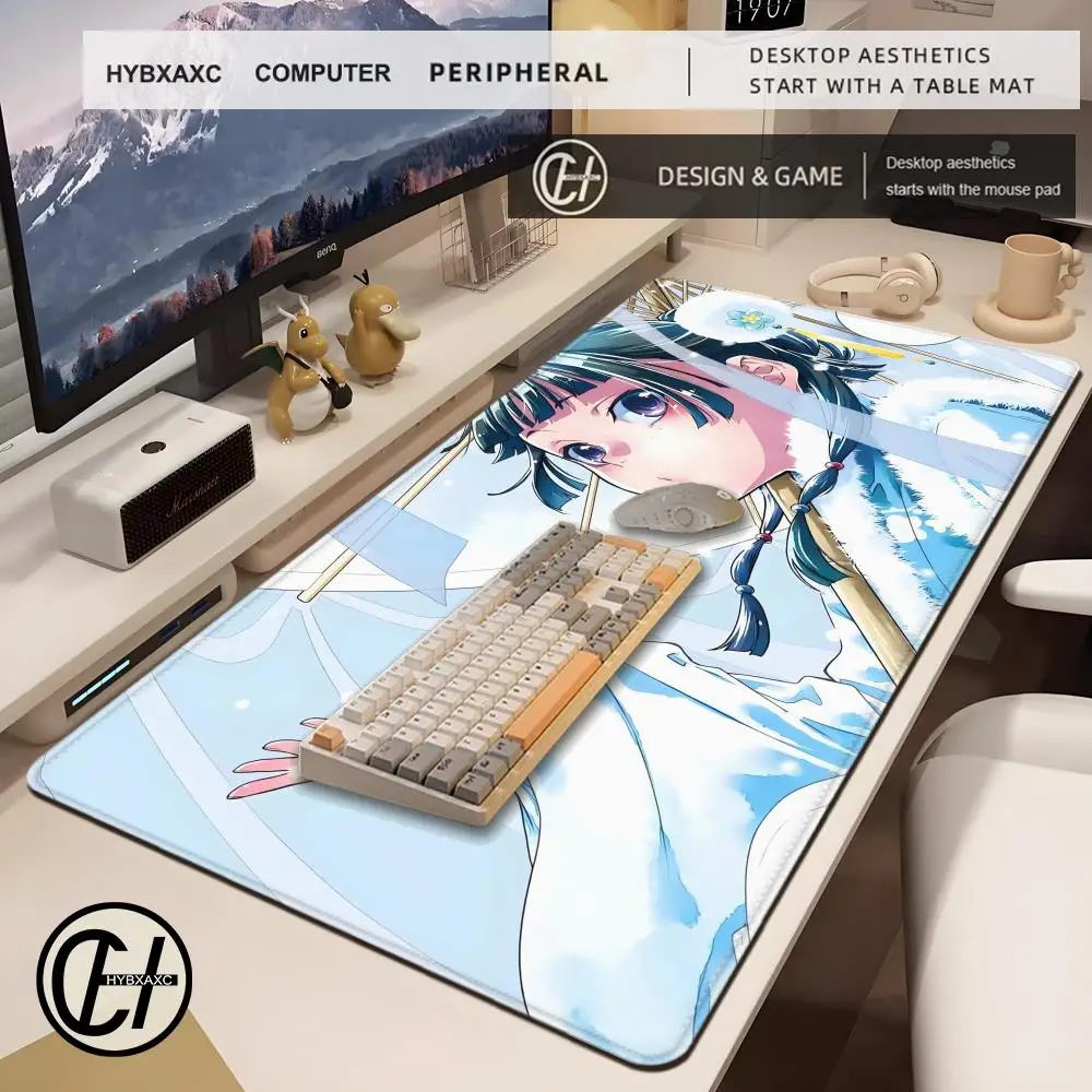 Apothecary Diaries Anime Gamer XL Computer HD Home Mousepad XXL Mouse Mat Natural Rubber Non-Slip Carpet Table Mat Mouse Mat
