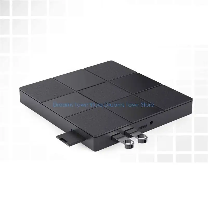 

HX6A USB External DVD Drive With Port and Card Reader for Laptop and Desktop