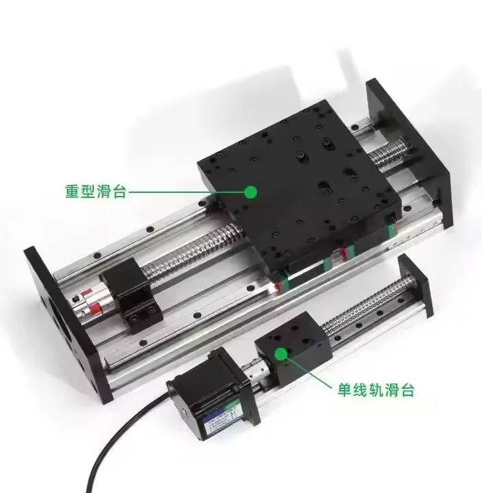 Made China GX150 Heavy Precision Workbench Large Load Linear Guide Slide Module Double-Line Rail Ball Screw Core Bearing