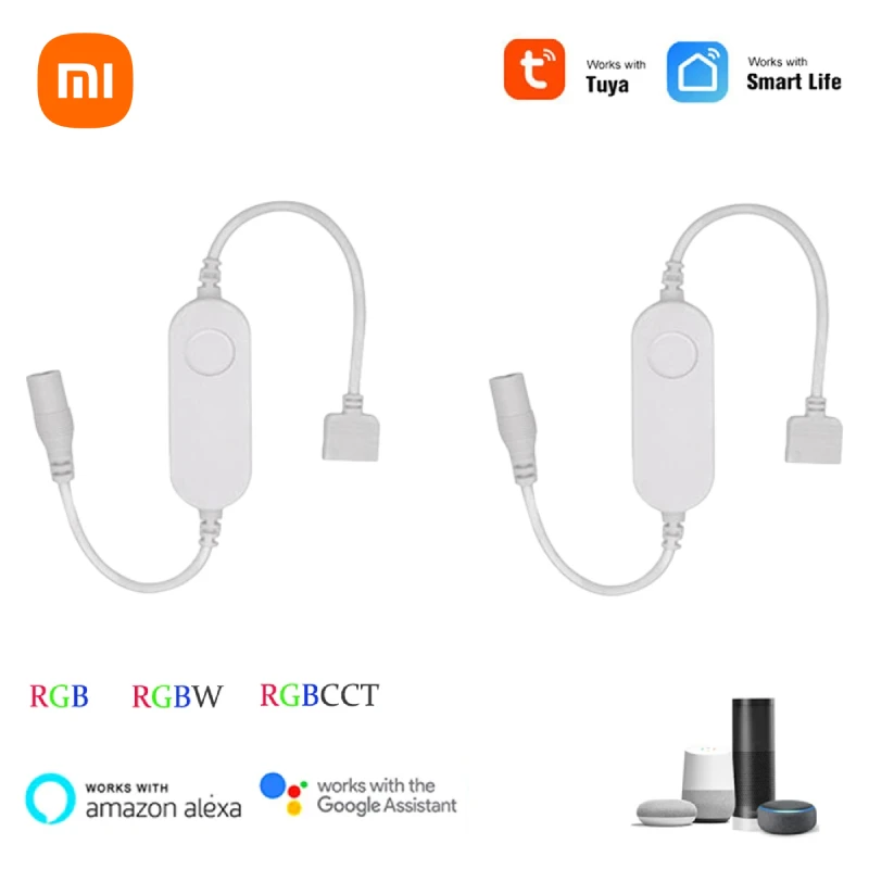 

Миниатюрный монохромный регулятор яркости Xiaomi Tuya ZigBee, приглушаемая Led лента, контроллер освещения, переключатель с приложения Smart Life, Google Home