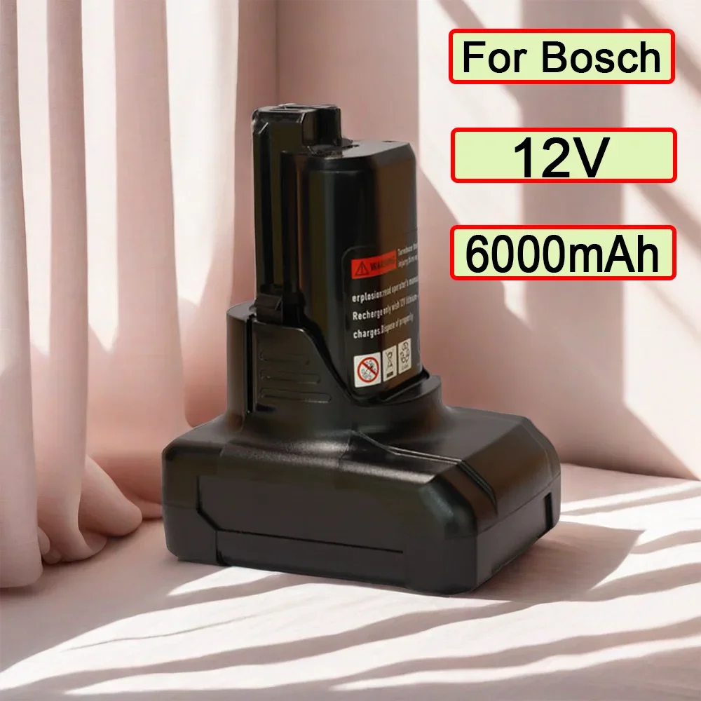 

12V Bosch 6,0 Ah Li-Ion BAT420 Ersatz Batterie for Bosch BAT411 BAT412 BAT413 BAT414 10,8 V Batterie Cordless Power werkzeuge