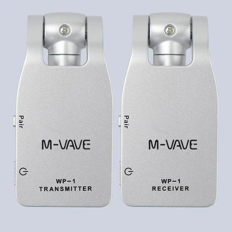 M-VAVE WP-1 2.4Ghz Wireless Guitar System Transmitter & Receiver Rechargeable 30M Transmission Range for Electric Guitar Bass