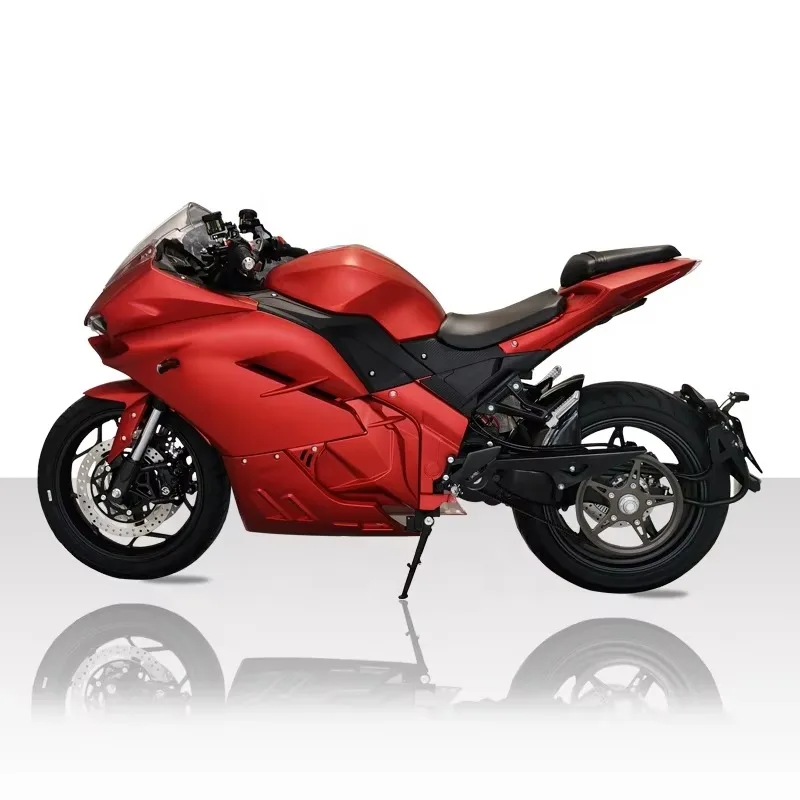 

Обтекатель Luyuan Motorcycle Classic Cafe Racer и колеса на спицах для электромотоциклов с одинарной маятниковой подвеской 8000W 12000W