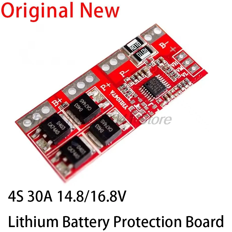 4S 30A High Current Li-ion Lithium Battery 18650 Charger Protection Board Module 14.4V 14.8V 16.8V Overcharge Over Short Circuit