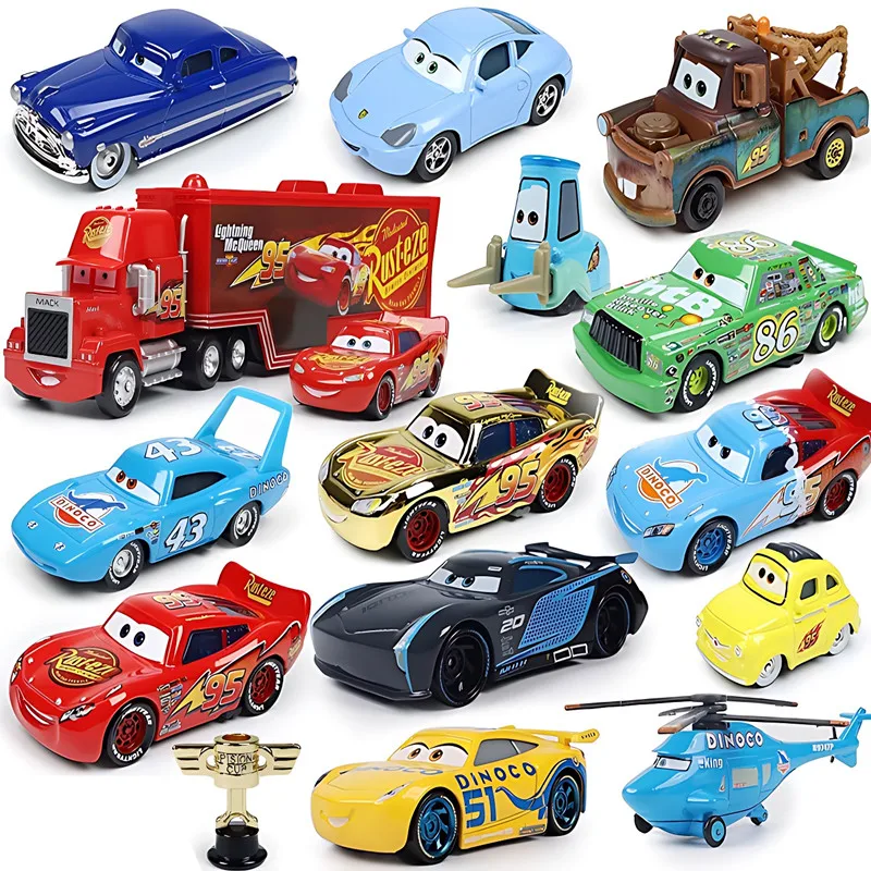 ديزني بيكسار كارز 2 3 لايتنينج ماكوين جاكسون ستورم الملك ماتر سباق السيارات 1 دييكاست سبيكة معدنية نموذج سيارات هدايا عيد الميلاد