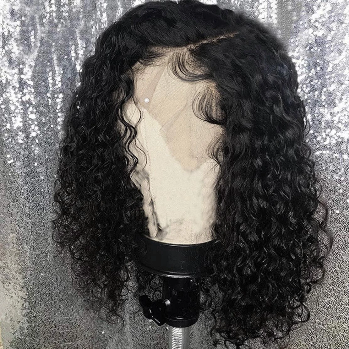 Water Wave Bob Wig Human Hair Wigs Short Curly Human Hair T Part 4x4 13*4 13x6 Lace Wig 10 to 16 Inches Brazilian Hair Bob Wigs