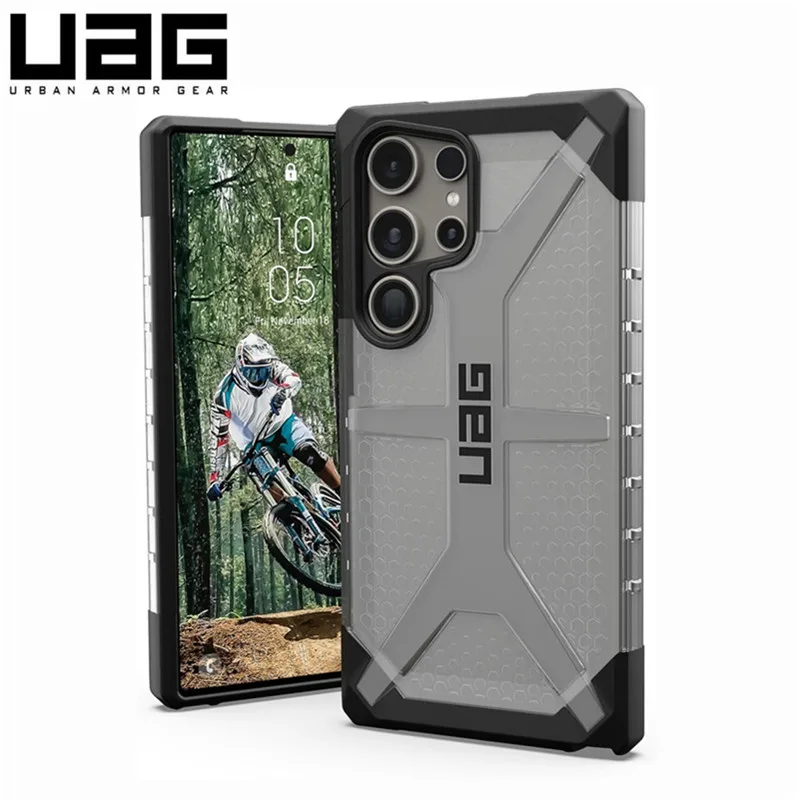 UAG Plasma Hard Case For Samsung Galaxy S22 S23 S24 Ultra S24 Plus Case Rugged Cover Transparent