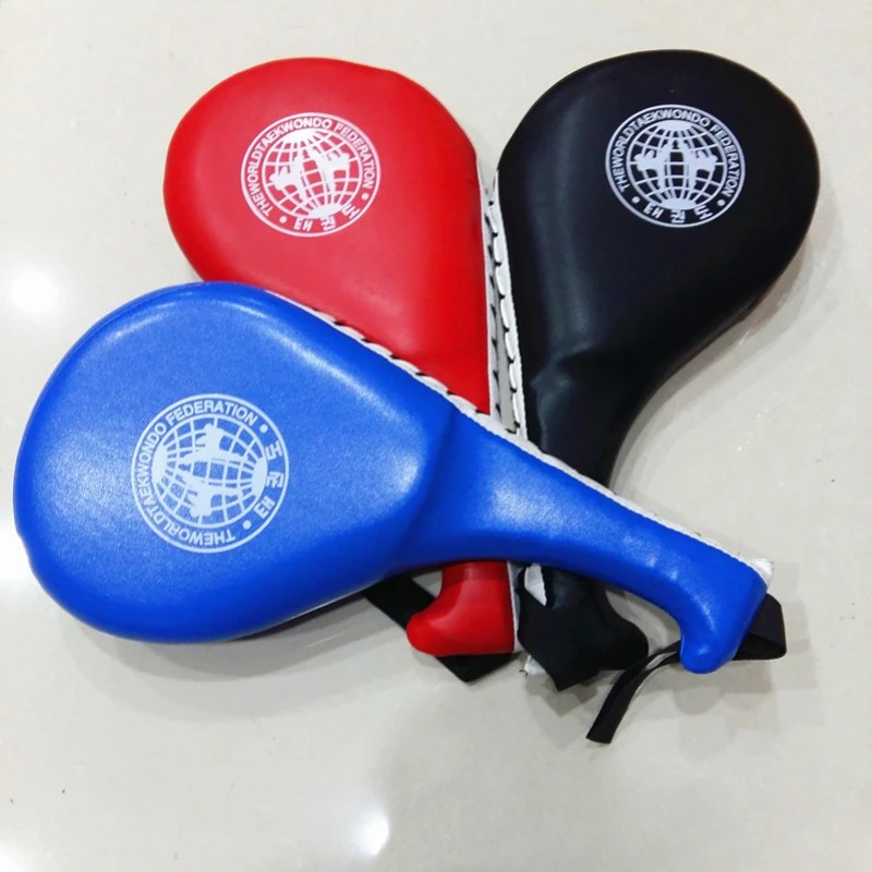 Adult Sanda Boxing Taekwondo Foot Target Training Target Chicken Leg Target Thickened and Durable Double Leaf Foot Target