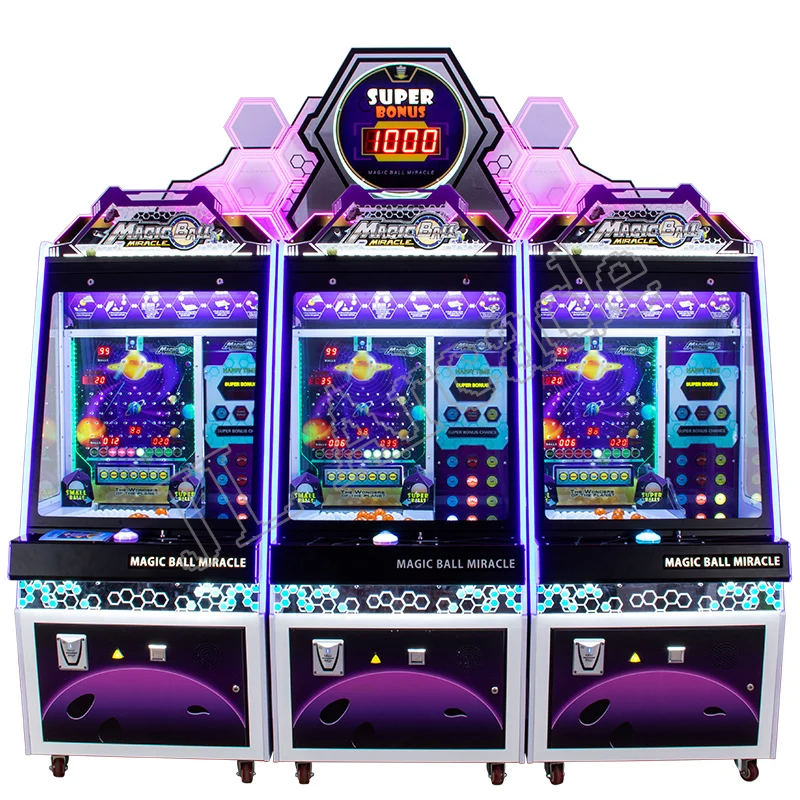 Guangzhou Colorful Park Hot Selling Magic Ball Miracle Tickets Arcade Exchange Machine