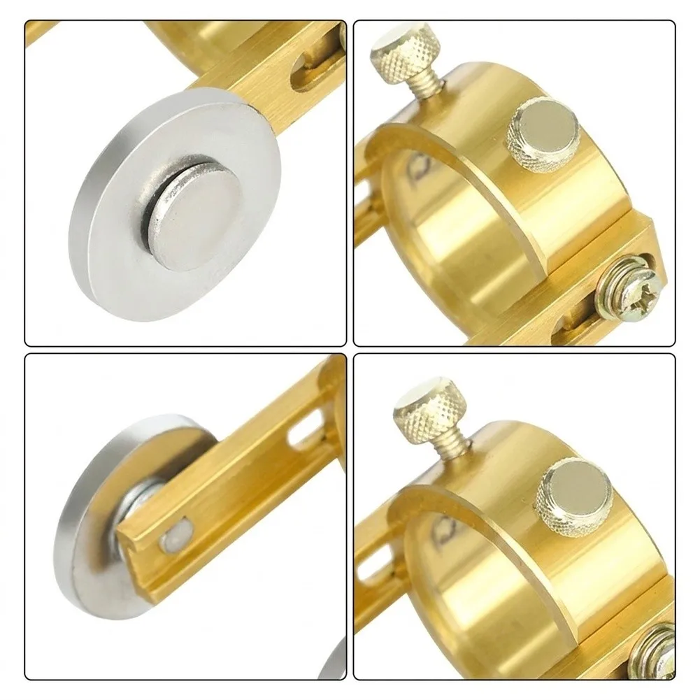 2pcs Adjustable Roller Guide Wheel Set for P80 For Plasma For Torch 62mm Diameter 45# Steel Gold Finish Height up to 46mm
