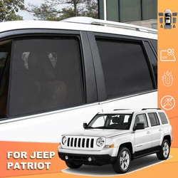 For JEEP Patriot 2007-2017 Magnetic Car SunShade Shield Front Windshield Curtain Cover Rear Side Baby Window Sun shade Visor