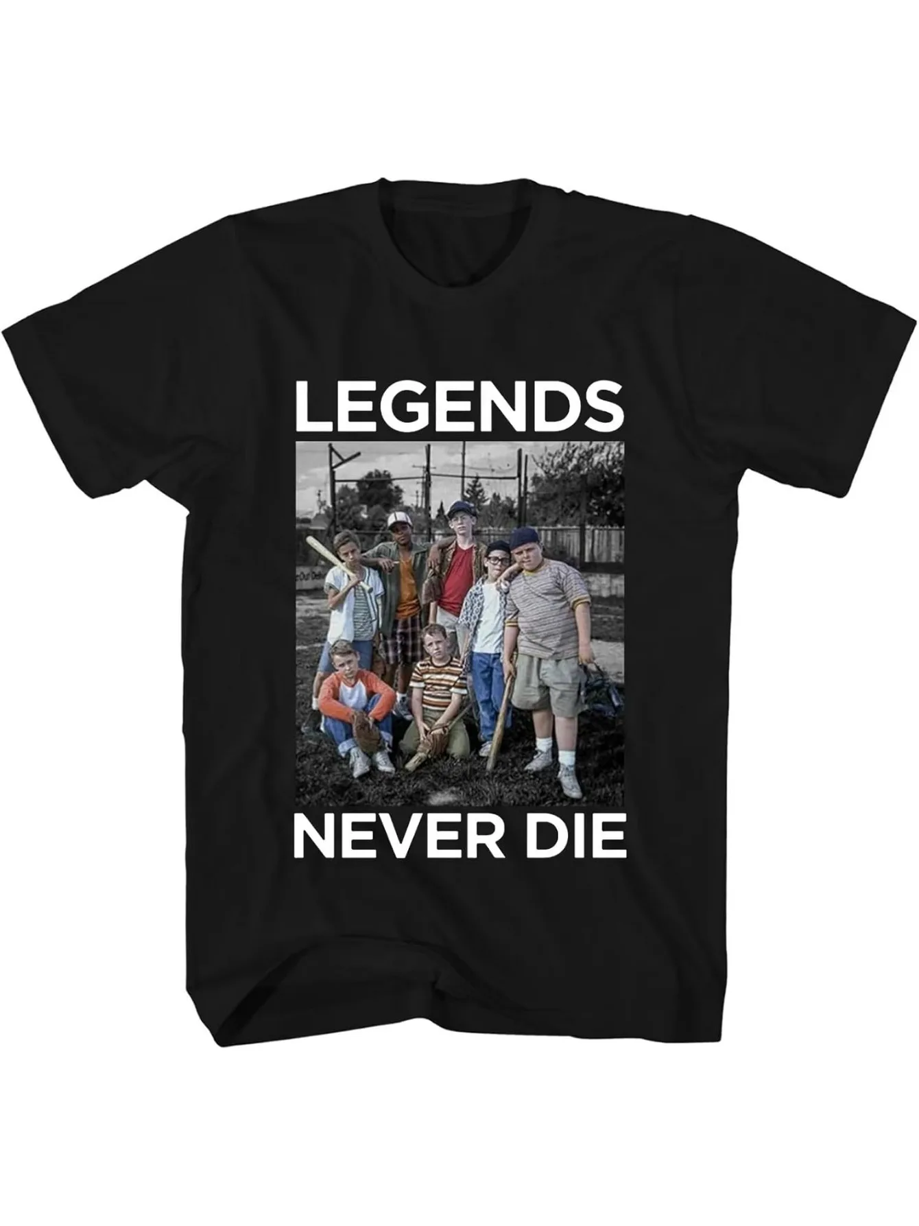 

Men's The Sandlot Movie Poster Graphic T-Shirt - Short Sleeve Crew Neck, Smooth Polyester Fabric, Streetwear Style | Comfort Fit