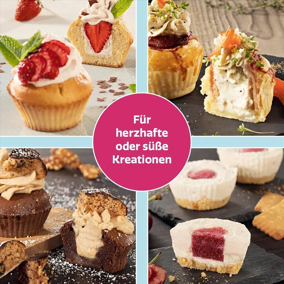 ABFW Muffin Cake Hole DIY Pastry Cupcake Cored Remove Device Plunger Cutter Baking Decorating Digging Holes Tools 6Pcs