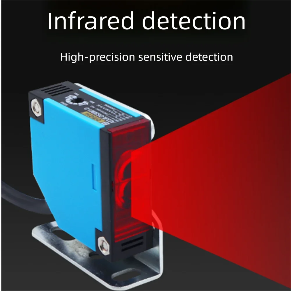 AE3JK Photoelectric Sensor Diffuse Retro-Reflective Through-Beam Relay Output for Industrial Automation