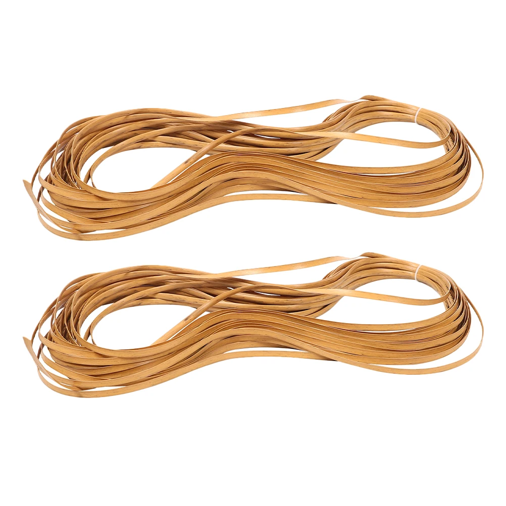 

2pcs PE Rattan Furniture Repair Kit Light Brown Basket Weaving Materials Chair Cane Webbing Supplies Furniture Components