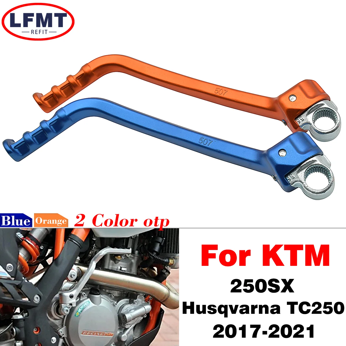 Motorcycle CNC Forged Kick Start Starter Lever Pedal For KTM 250SX SX 250 SX 250 For Husqvarna TC250 TC250 2017 2018 2019 2020