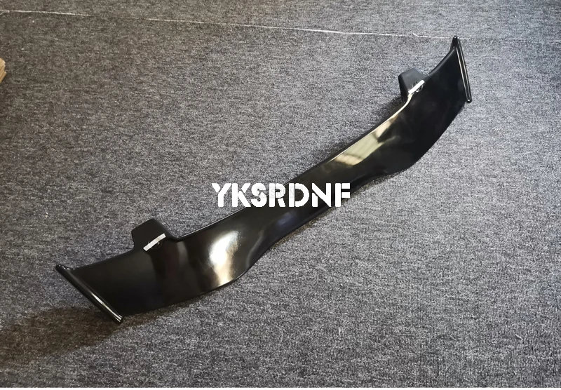 For Volvo V40 2013-2019 Spoiler ABS Plastic Carbon Fiber Look Hatchback Roof Rear Wing Body Kit Accessories