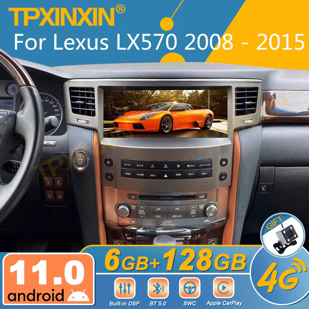 

For Lexus LX570 2008 - 2015 Android Car Radio 2Din Stereo Receiver Autoradio Multimedia Player GPS Navi Head Unit Screen