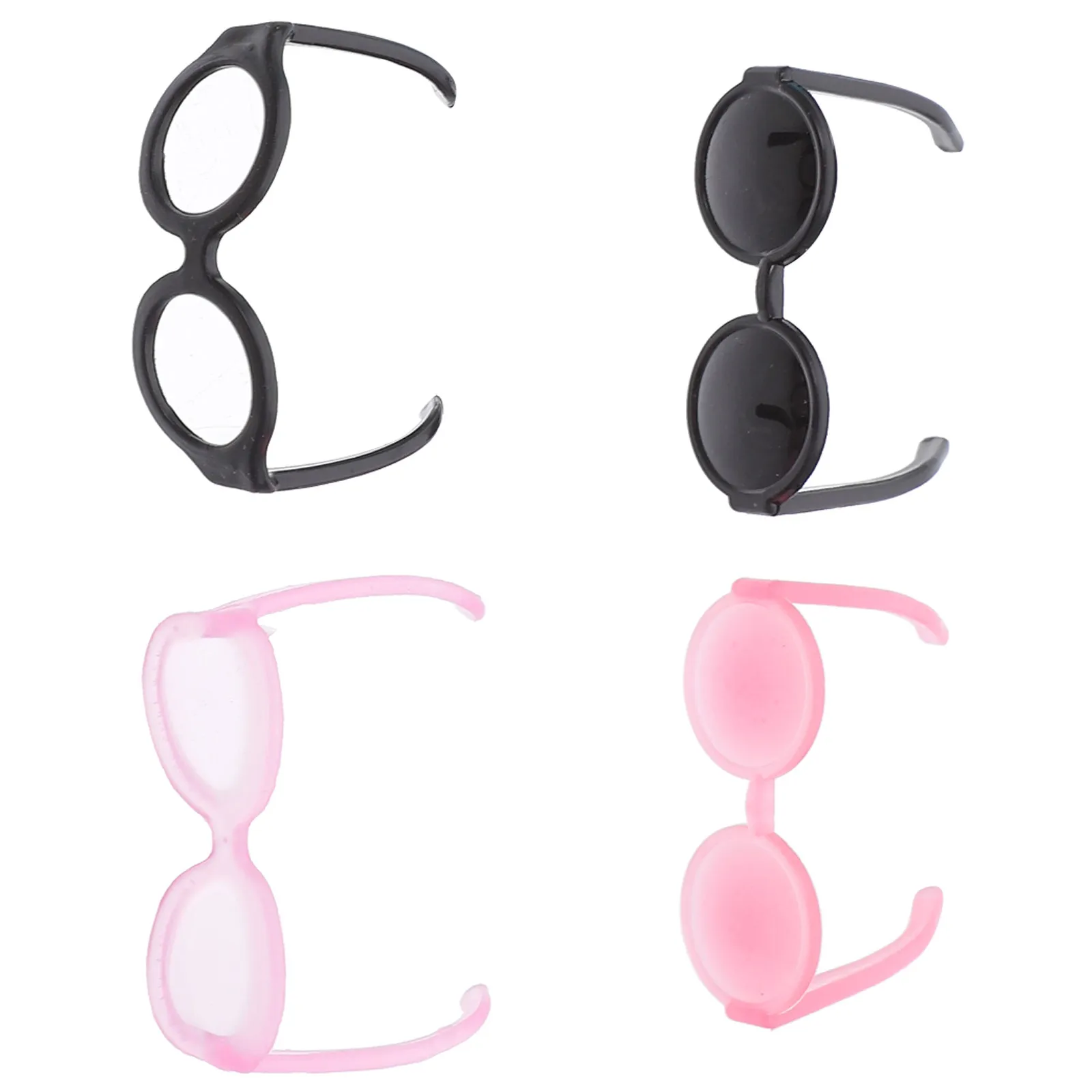 40Pcs Mini Plastic Glasses DIY Dress Up Accessories Lightweight Durable Pretend Play Party Favors for Kids