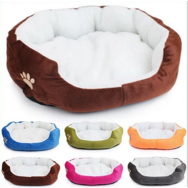 Cat nest for all seasons summer cool nest cat bed house mat embroidered dog paw cat and dog nest internet celebrity pet supplies