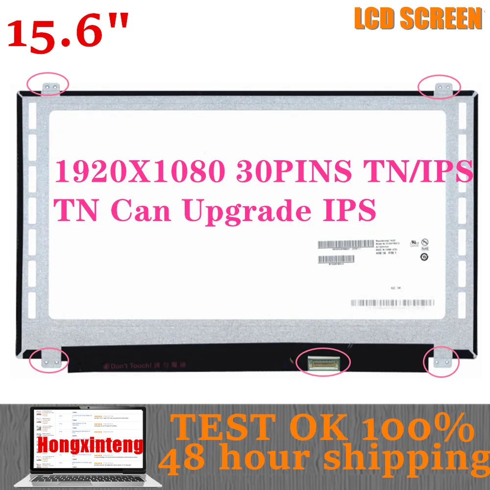 15.6 SLIM LCD SCREEN 30PINS Replacement For Acer Aspire 3 A315-41 FHD 1920x1080 IPS/TN LCD LED Display Panel Matrix 15.6''