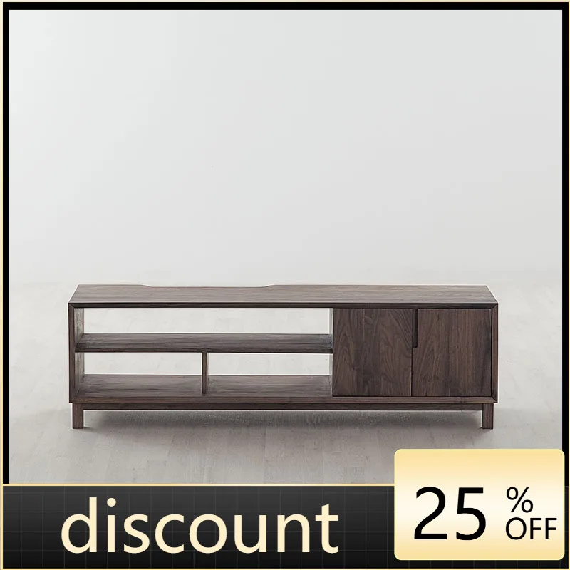 

LTT solid wood TV cabinet living room low cabinet modern simple Nordic ash wood floor cabinet