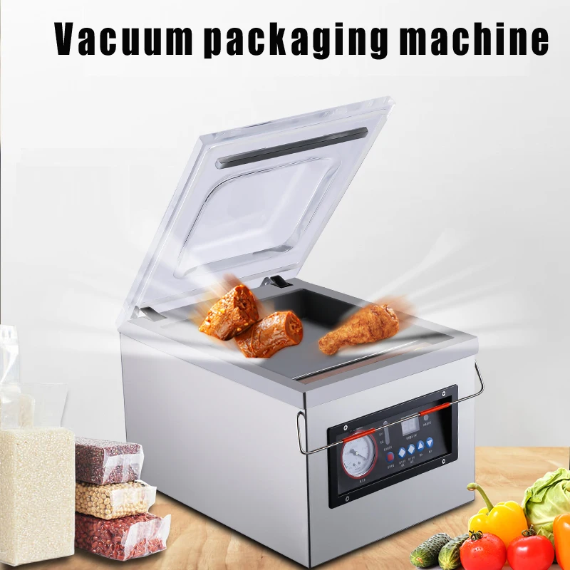 

Vacuum Packing Machine Commercial Plastic Bag Sealer for Kitchen Food Business Production Storage Sealing Machine