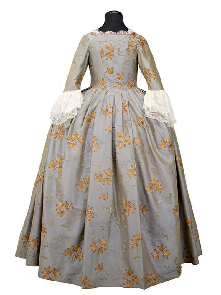 1740s Rococo Marie Antoinette Ball Gown Medieval Victorian Colonial Civil War Georgian Baroque Dress Halloween  Costume