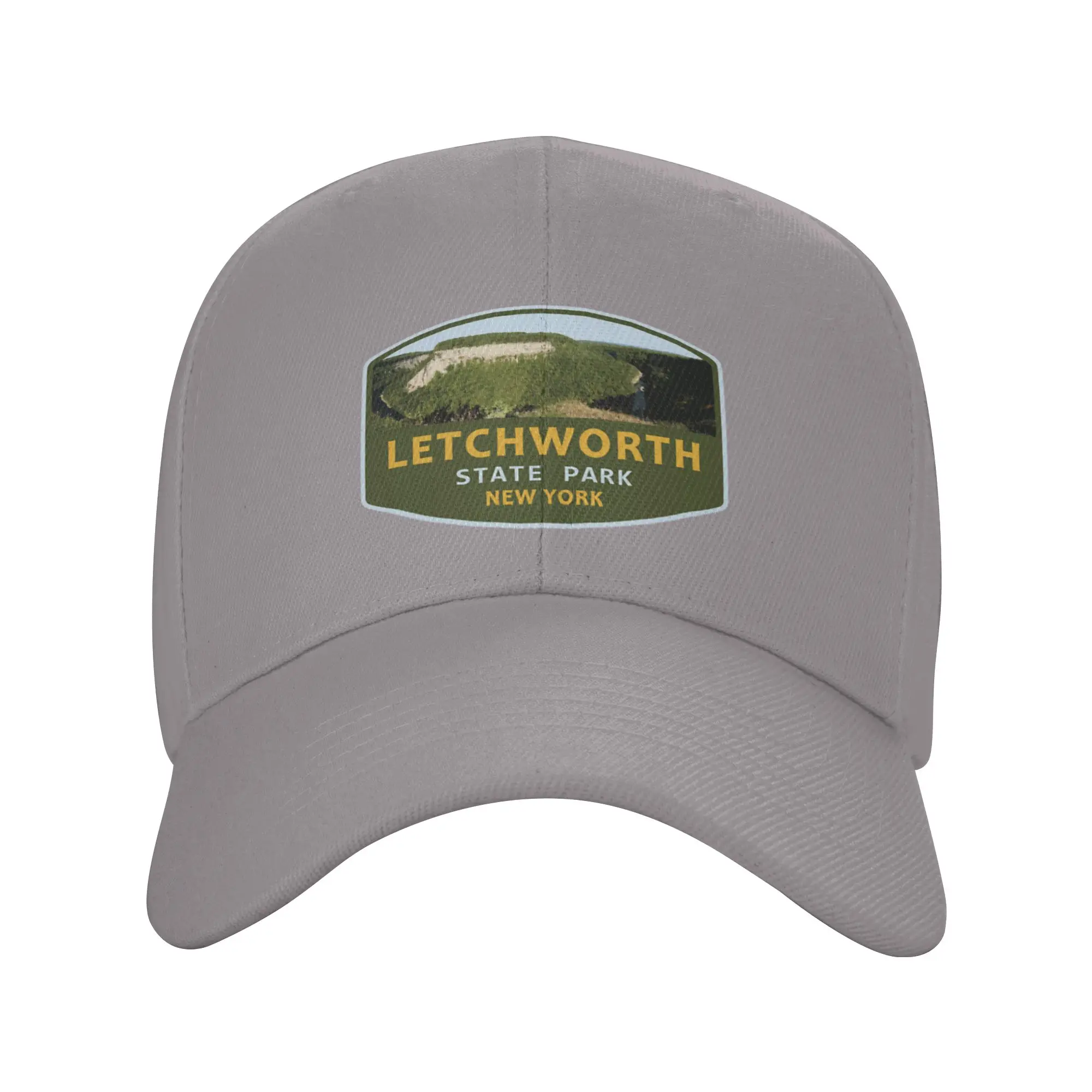 Hot Sale Letchworth State Park Oval Logo Baseball Cap  One Size Fits All Golf Cap  Amusement Park Golf Cap