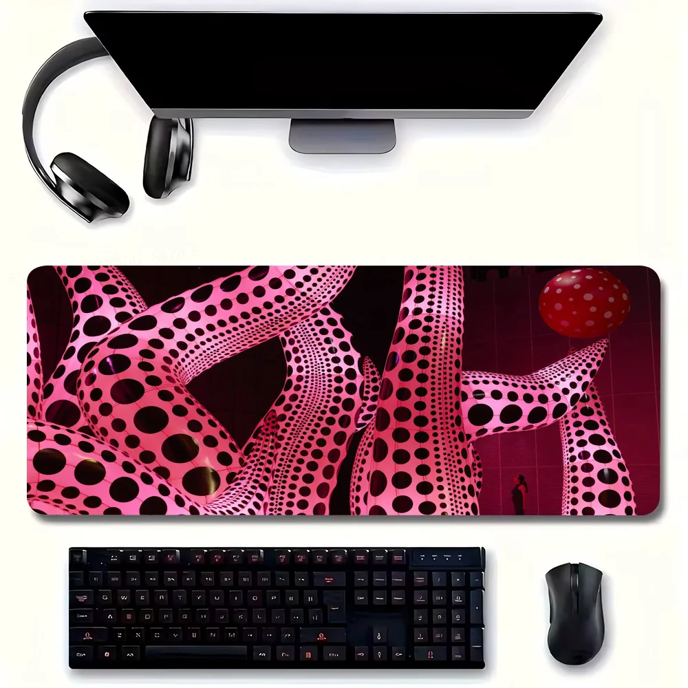 Yayoi K-Kusama Entrance Mousepad Non-slip Suitable For Office Computers Laptops E-sports Game Desk Mats XXL Keyboard