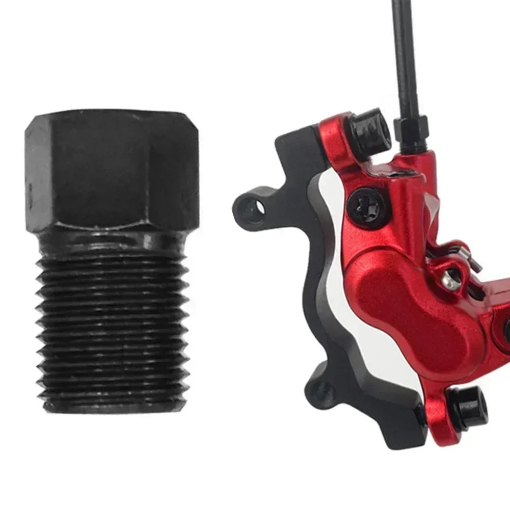 Śruba śrubowa węża hydraulicznego roweru 1 szt. Stal nierdzewna czarna do węża hydraulicznego M8 P0.75 do Shimano praktyczna