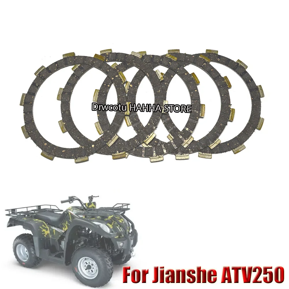 Disco de Embrague para Motocicleta Jianshe 250 ATV 250cc JS250 Jianshe250 ATV250 125, Disco de Fricción de Madera