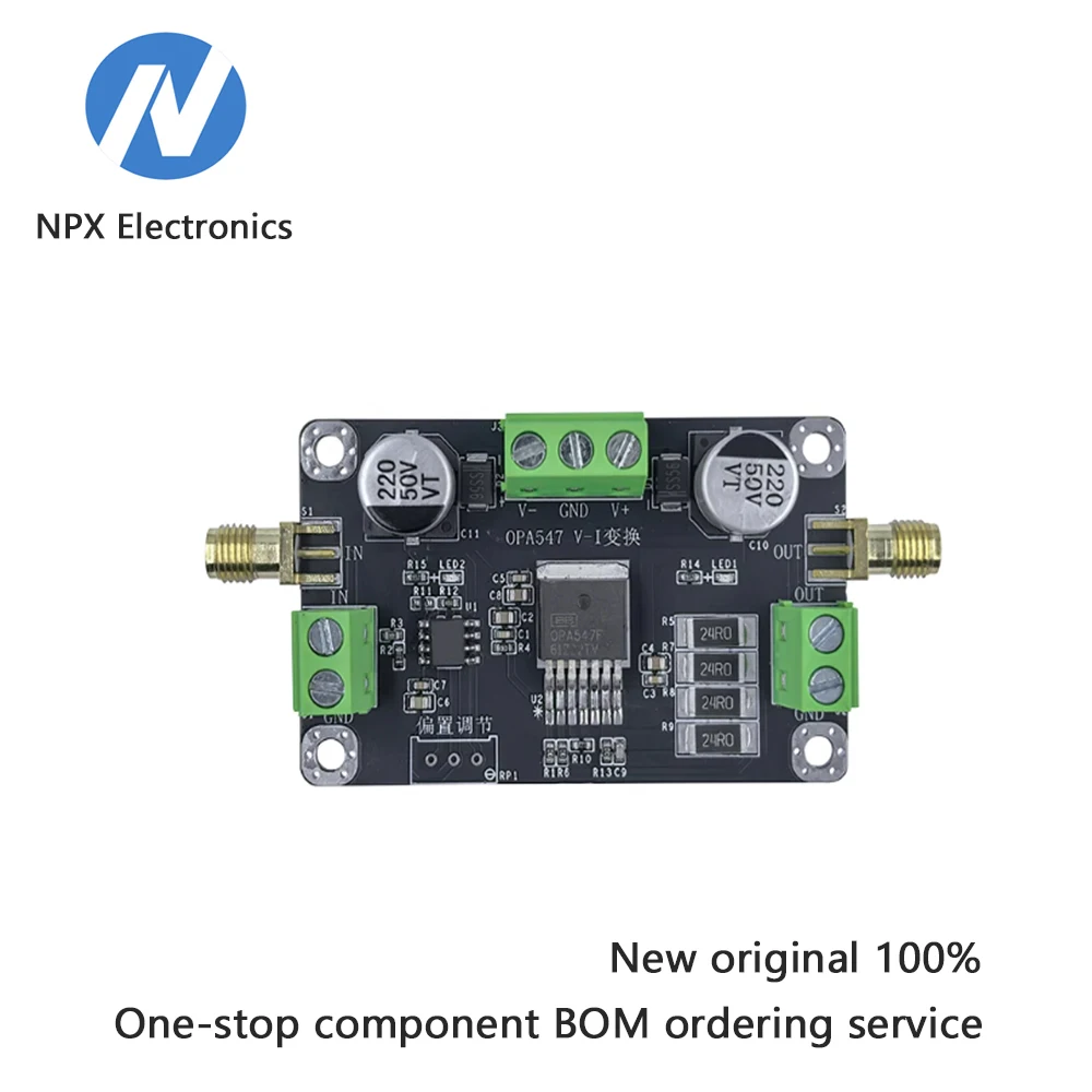 

Модуль OPA547 Howland, управляемый напряжением источник постоянного тока переменного/постоянного тока, преобразователь VI, модуль источника тока, светодиодный драйвер