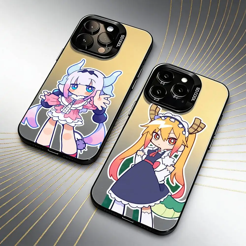 T-Tohru From M-Miss K-Kobayashis Phone Case For iPhone 16 17 15 14 12 13 Pro Max Black Candy Matte Shockproof Cover