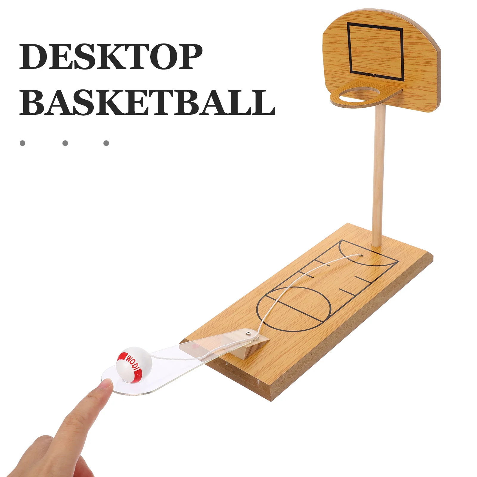 Outdoor Playset Basketball Game Educational Toy Wood Sports Kids Wooden Table Child