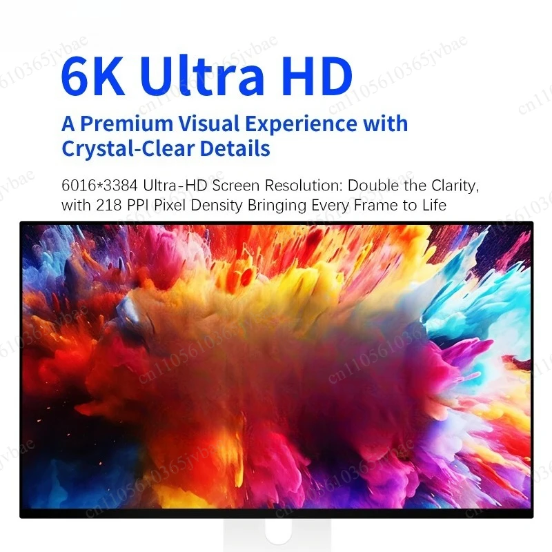 

32-inch 6K Large Screen, 60Hz Refresh Rate, Wide Color Gamut Coverage, Matte Panel, High Contrast