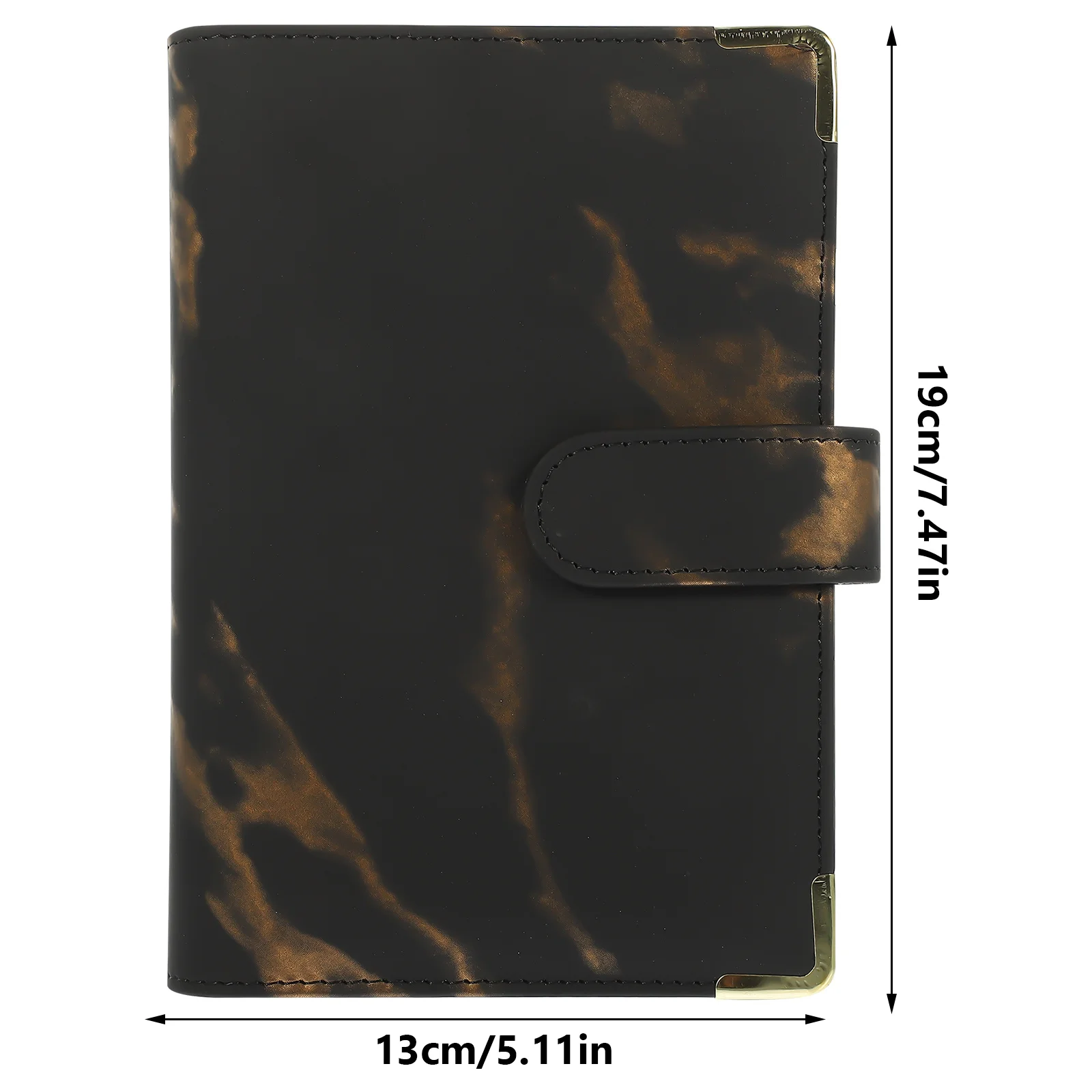 A6 Binder Cover PU Lightweight Anti Slip Notepad Protective Shell PU Binder Cover Decorative Notepad Shell