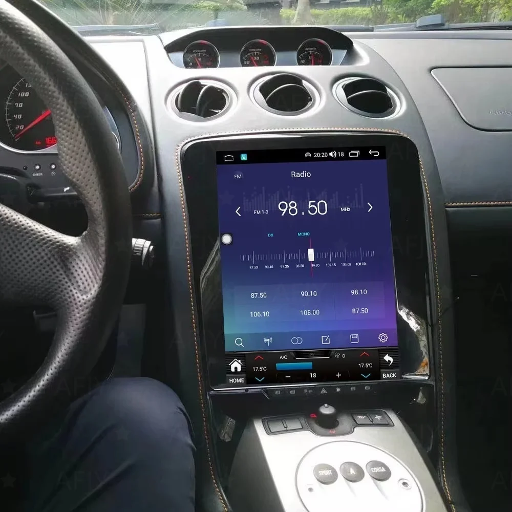 CC Carplay Android Radio + Digital dashboard For Lamborghini Huracan Gallardo 2004~2015 GPS Navigation Stereo Receiver Head Unit