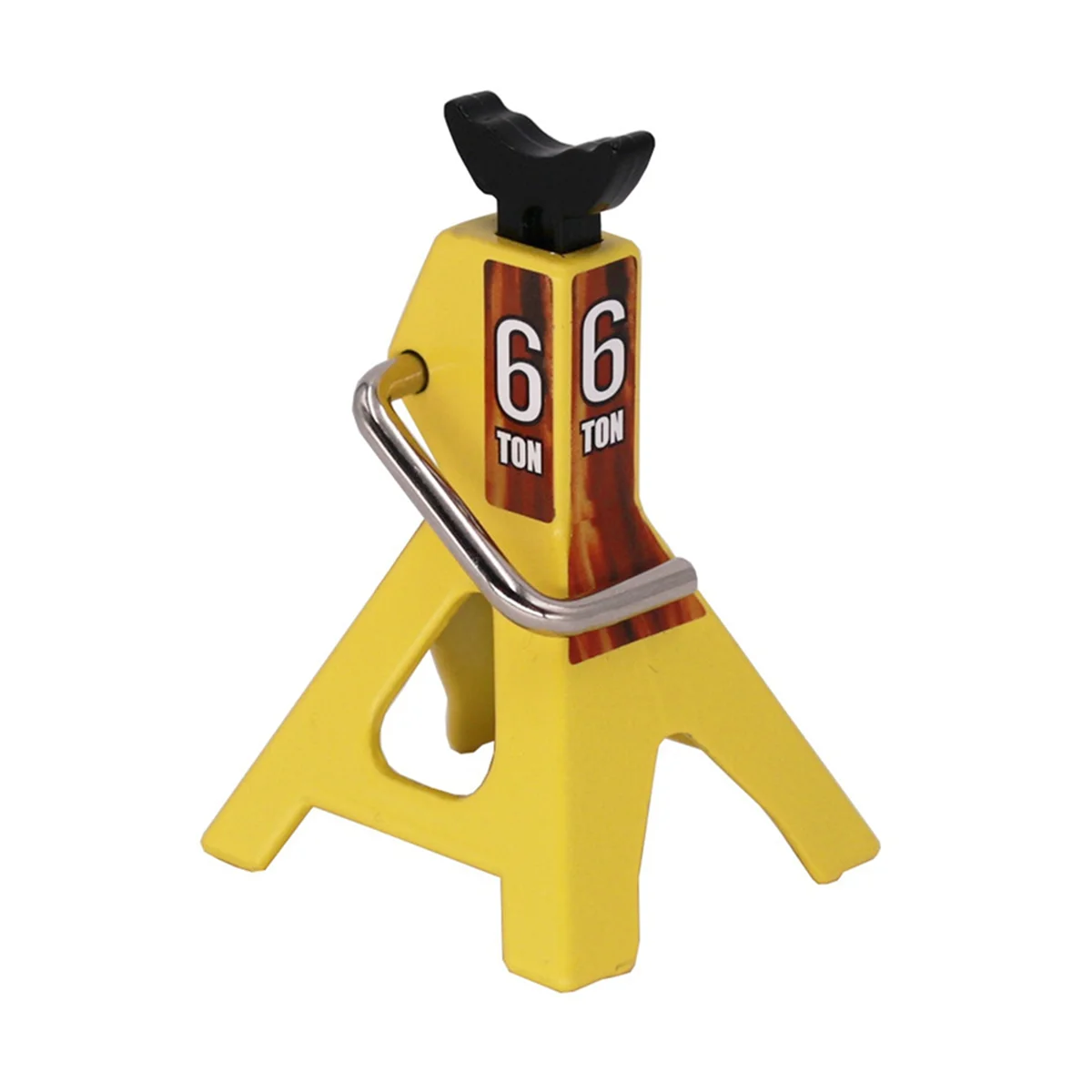 A72Z 3X Metal Jack Stands 6 Ton Altura Ajustável para Veículos de Escalada de Simulação Trx4 SCX10-Amarelo